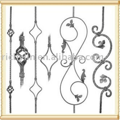 Wrought Iron Panels / Newel Posts